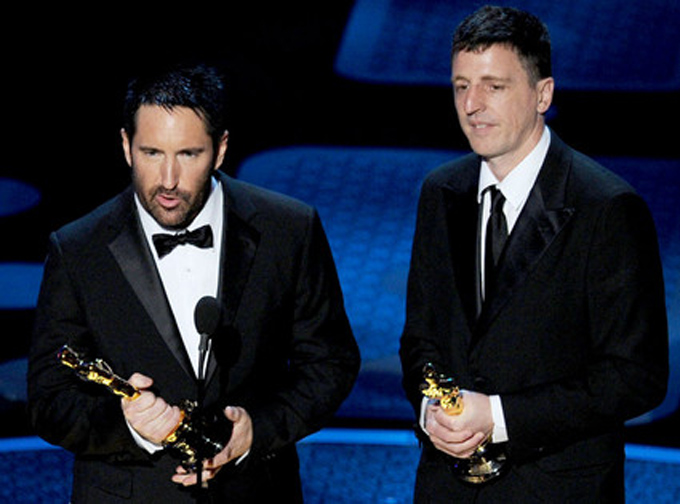 Trent Reznor y Atticus Ross (Oscars 2011) Trent Reznor y Atticus Ross (Oscars 2011)