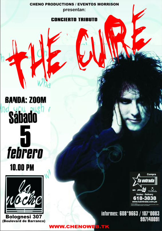 Tributo a The Cure en Lima Tributo a The Cure en Lima