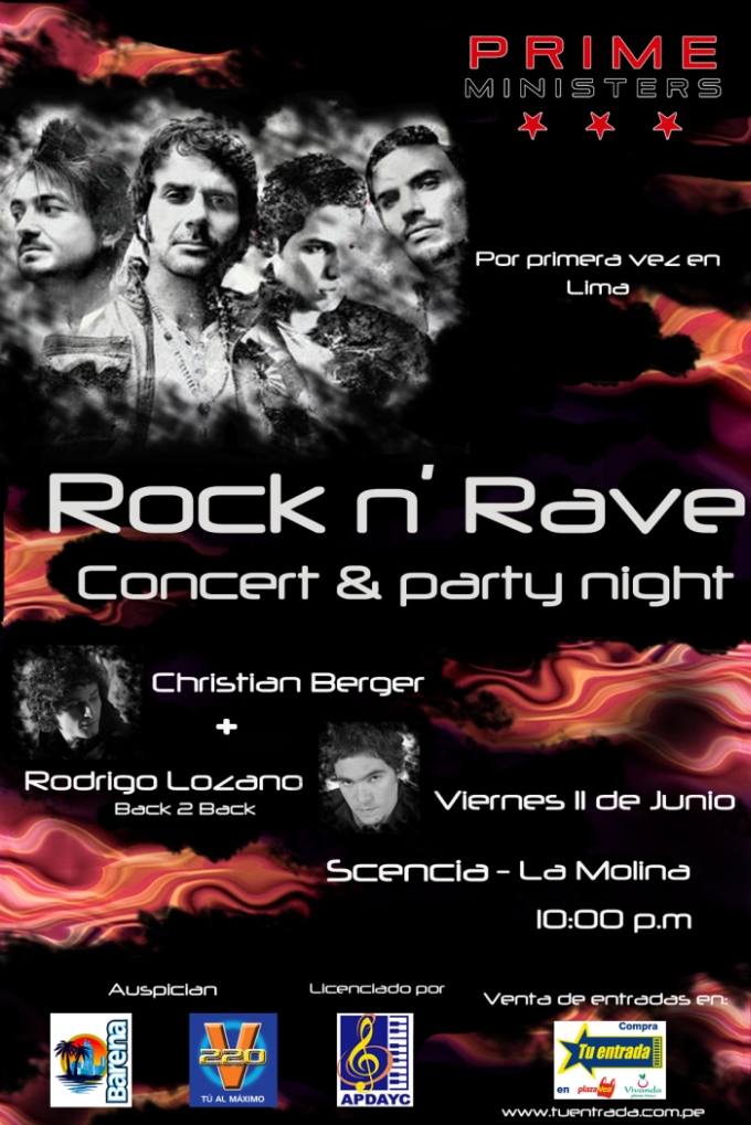Conciertos en Perú - Prime Ministers en Lima