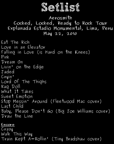 aerosmith_lima_2010_setlist