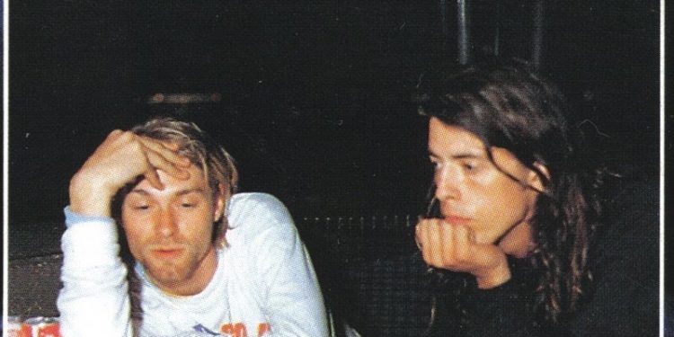 Kurt Cobain y Dave Ghrol